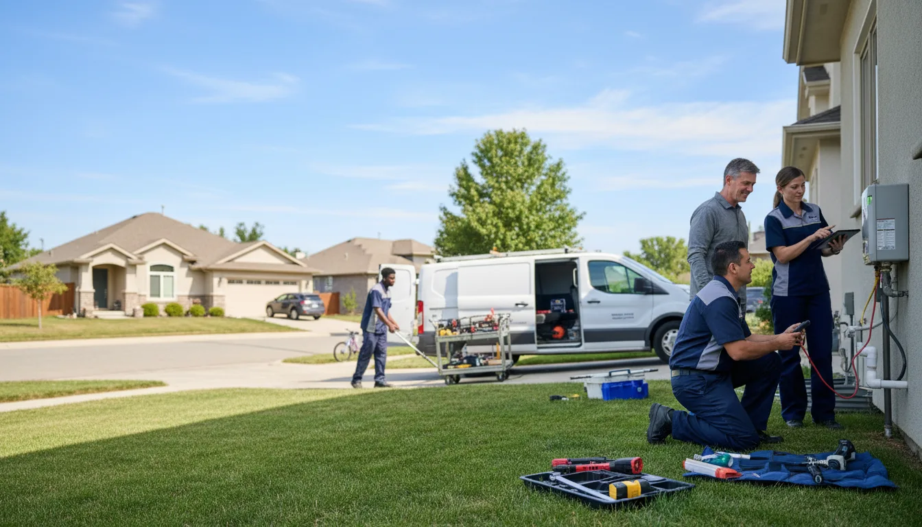 Tankless water heater service in Landis, NC